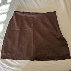 Abercrombie & Fitch Satin Mini Skirt / Skort